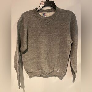 Russell Athletic Men's Crewneck Sweater in Gray